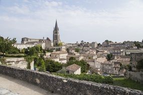 saint emilion town in france