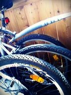 bike mountain wheel closeup