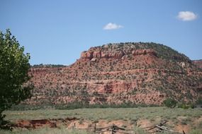 unimaginable red mountain landscape