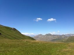 panorama of the alps in cesana