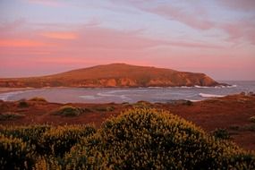 Panorama of Bodega Bay, California