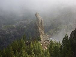 majestic mountains on the canary islands
