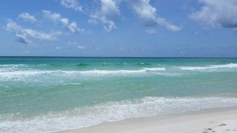 coast of the picturesque ocean