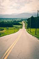 extraordinarily beautiful road pavement