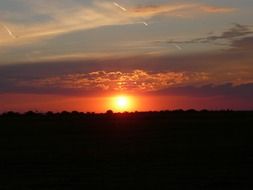 Sunset in Transylvania