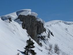 surprising beauty snow mountain