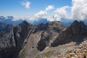 mountain landscape in italy