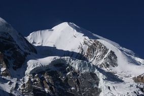 snow covered cold mountains