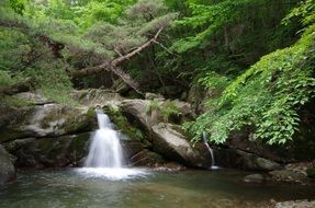 Yongso Falls in Jiri