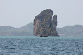 Cliff on the island