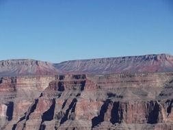panorama of grand mountain formations in the Grand Canyon