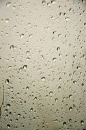 rain drops on window close up