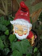 gnome as a garden sculpture