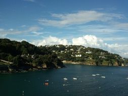 sea bay with boats