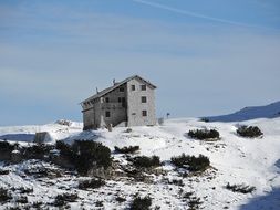 hotel in the mountains of italy