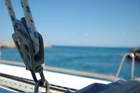 rope on a cruise ship