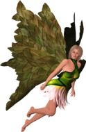 painted mystical fairy