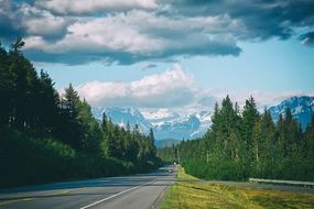 Seward highway in Alaska