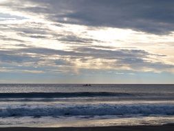 sunrise on ocean calming landscape