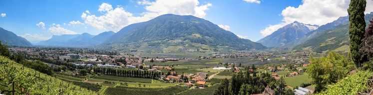 south tyrol meran panorama