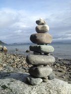 cairn on rock