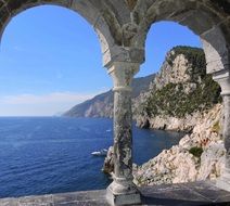Porto venere sea view, liguria, italy