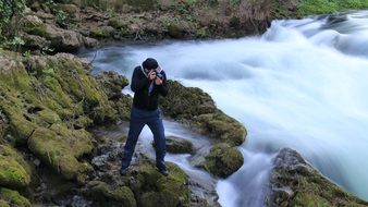 photographer in nature