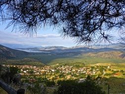 view of the coast in greece