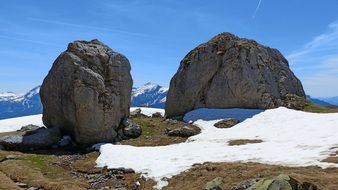 striking nature mountain