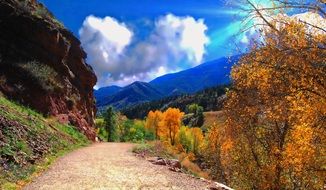 rocky landscape in Colorado Mountains