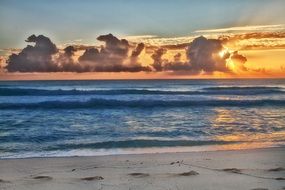 colorful panorama of the Caribbean