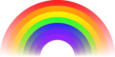 splendiferous rainbow colors drawing