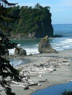 Ruby Beach in Olympic National Park, Washington