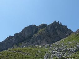 schochen top hike alpine mountain