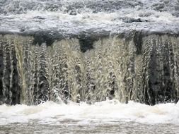 Waterfall from the river