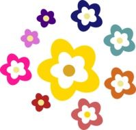 flowers decorative drawing