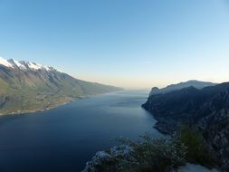 garda lake monte baldo peaceful view
