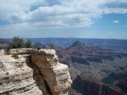 cliffs near canyon in utah