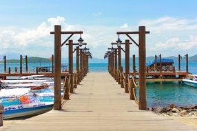 Boat port in Vietnam