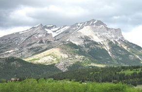 Landscape Picture of the rocky mountains