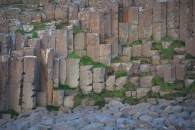 Giant&#039;s Causeway basalt columns United Kingdom