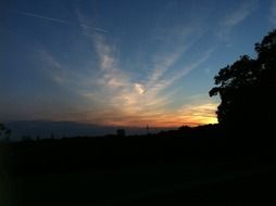 landscape of Sunset in Lohrberg