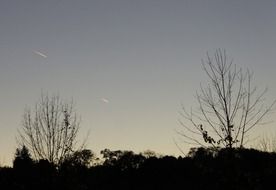 grey sky after sunset