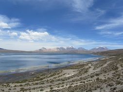 attractive parincota chile lake