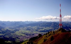 mountain summit at beautiful landscape, germany, allgÃ¤u