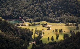 amazing valley meadow countryside landscape