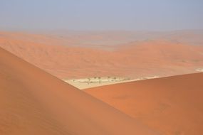 desert landscape in namibia