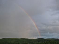 rainbow on the horizon