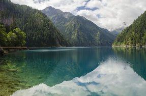landscape of the jiuzhaigou