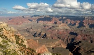 Landscape of the grand canyon in Arizona